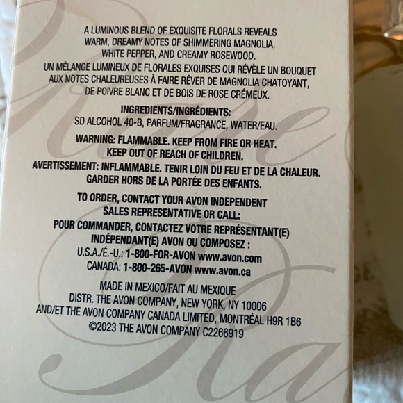 Avon Rare Pearls eau de Parfum Spray 1.7oz - Picture 3 of 4